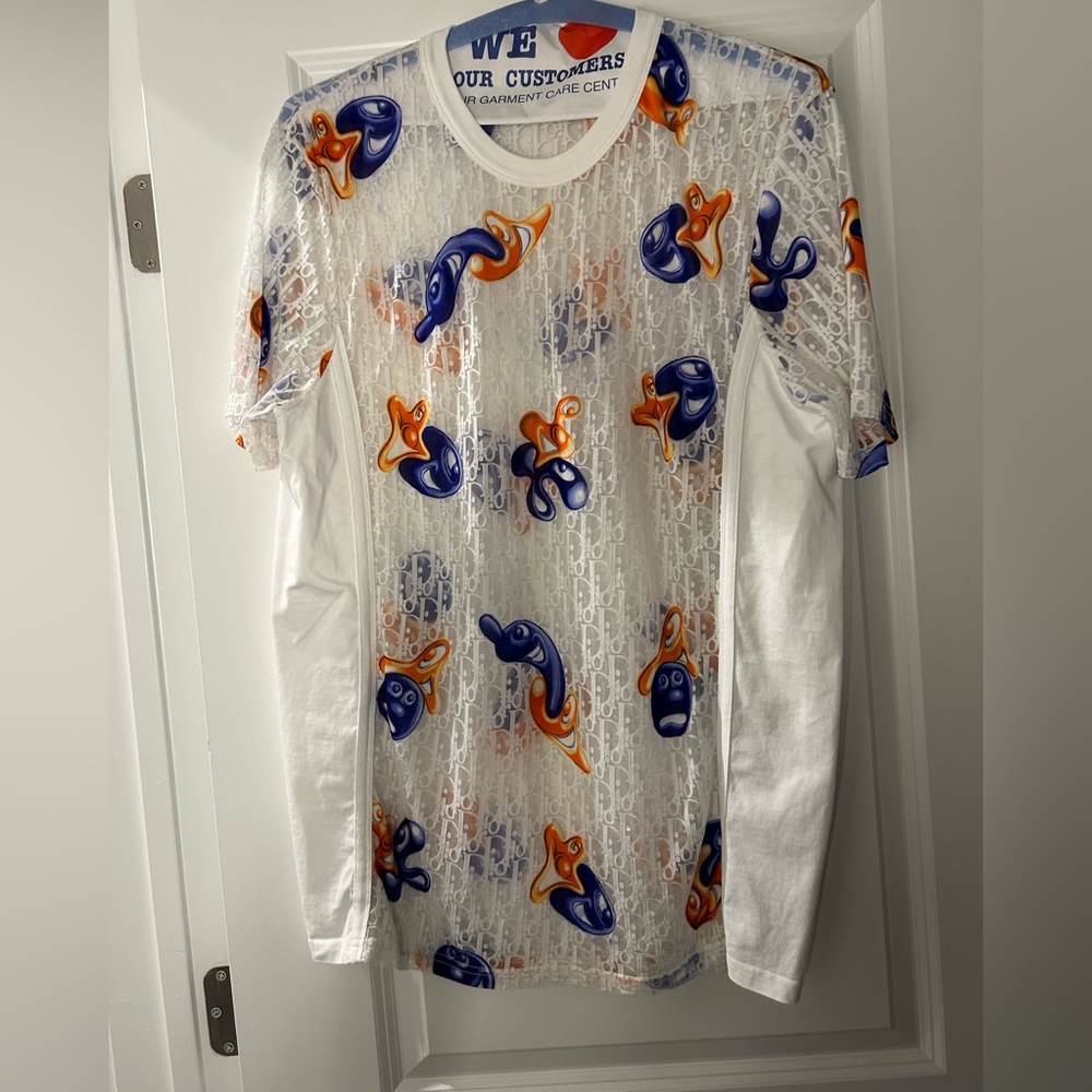 Dior and Kenny scharf t shirt